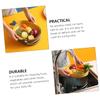 FUNOMOCYA 1pc Double-layer Fruit Washing Basket Kitchen Colander for Easy Vegetable Fruit Drainage Blue and Yellow Space-saving Design for Effortless Washing view 4