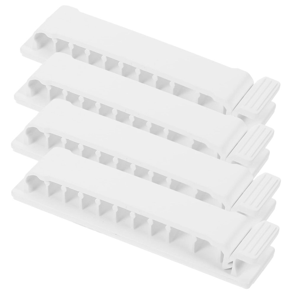 UPKOCH 12pcs Clips Wire Organizer for Easy Desktop Setup Punch Installation for Home Office and Appliances Sleek Design