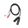 UPKOCH 1.5m XLR Male to Male Adapter Cable for DVD Tv Radio Durable Audio Cord with Shielding for High Sound Quality and Easy Connection view 1