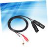 UPKOCH 1.5m XLR Male to Male Adapter Cable for DVD Tv Radio Durable Audio Cord with Shielding for High Sound Quality and Easy Connection view 3