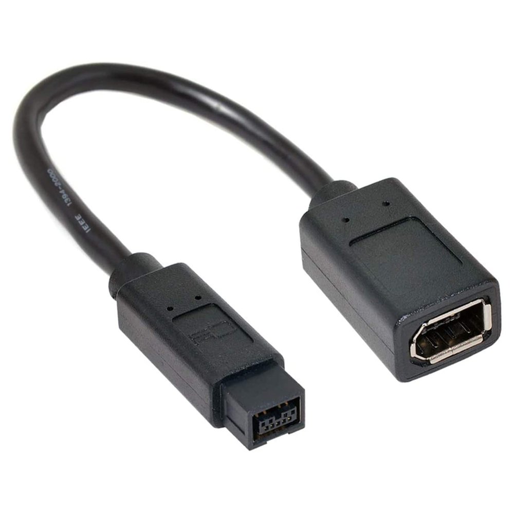 DGFJY Professional 1394 6Pin Female to 1394b 9Pin Male Adapter Firewire Camera Connector Cable Camera Accessories IEEE 1394 Cable