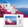 Pyhodi Digital Camera, 48MP 4K Ultra HD Dual Lens 16x Zoom, Autofocus Portable Camera for Travel Graduation, Easy Selfie, Easy to Use, Rich Application Scenarios, Compact and Lovely, White view 3