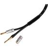 Audtek 6 ft. 14 AWG Professional Grade Braided Speaker Cable Wire with Gold Plated Banana Plugs view 1