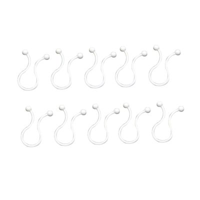 UPKOCH 30pcs Cable Clips for Cord Management White Wire Organizers Easy Peel and Stick Adhesive Holder for Power Cords Chargers and USB Cables