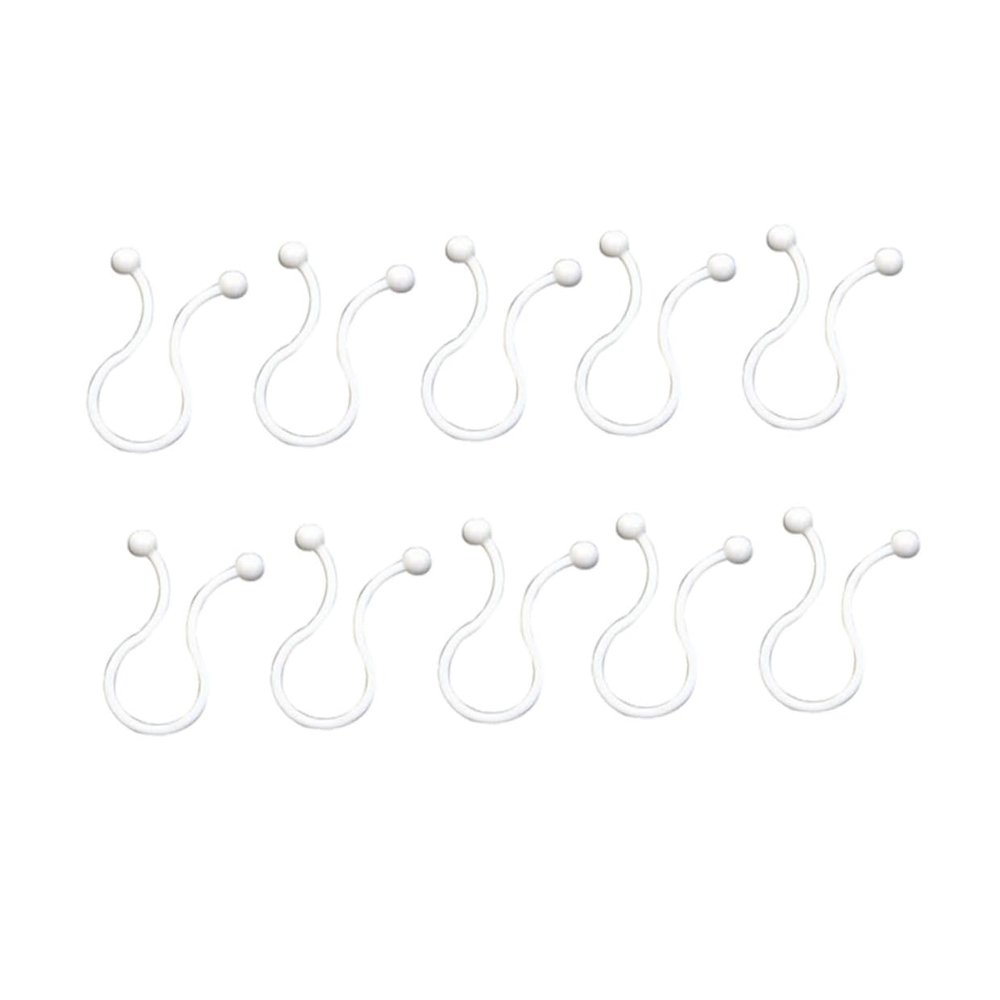 UPKOCH 30pcs Cable Clips for Cord Management White Wire Organizers Easy Peel and Stick Adhesive Holder for Power Cords Chargers and USB Cables