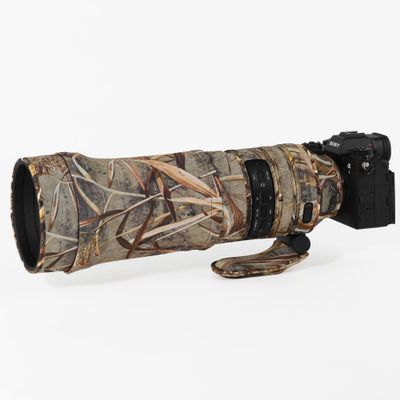 CHASING BIRDS Lens Camouflage Waterproof Coat for TAMRON 150-500mm F5-6.7 Di III VC VXD Rainproof Lens Protective Cover Version IV (Reed Camouflage, Z-Mount)