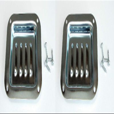 (2 Pack) Penn ELCOM D0511Z Zinc Recessed Steel Louver Dish w/Mounting Screws