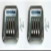 (2 Pack) Penn ELCOM D0511Z Zinc Recessed Steel Louver Dish w/Mounting Screws view 1