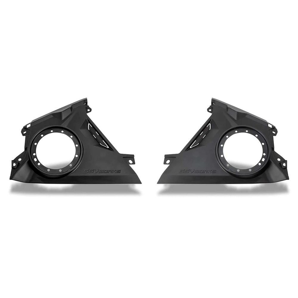 SSV Works 2024-2026 CanAm Maverick R & R Max Front Dash Speaker Pods Panels  Fits 6.5" / 6.75" Aftermarket Speakers  Easy Install & Ultra-Durable Design 240-MAVR-F65U