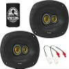 KICKER Speakers 6x9 inch for Jeep Patriot 2009-2015 Upgrade Kit - Pair of CS Series with Harness, Car Audio Front Door Speaker CSC6934, 46CSC6934 view 1