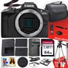 Canon EOS R50 Mirrorless Camera (Body Only) + 64 GB Memory + Tripod + Monopod + Extra Battery + More (18pc Bundle) (Renewed), Black view 1