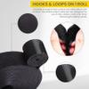 T.R.U. Double Sided Versatile Heavy-Duty Hook & Loop Cables and Transportation Ties: Quick Wrap, Cut-to-Length, Reusable for Organizing & Fastening. (Black 1.5" X 75 Ft.) view 3