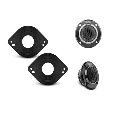 DS18 Ford Bronco Sound Upgrade Bundle - Super Bullet Tweeters & Dashboard Speakers Adapter Package - Compatible with Ford Bronco 2/4 Door 6th Generation 2021+