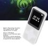 BT 5.0 MP3 Player, HiFi Music Player with LCD Screen, FM Radio, Recorder, Alarm Clock, and Electronic Book, Portable and Small (White) view 3