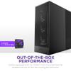 NZXT H7 Flow 2024 - Mid-Tower ATX Airflow Case - Includes Pre-Installed 3 x 120mm Fans - Supports Bottom Fans for Dedicated GPU Cooling - Cable Management - Black view 3