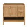 Swiss Madison Well Made Forever Chateau 36" Bathroom Vanity in Natural Oak - Cabinet view 1