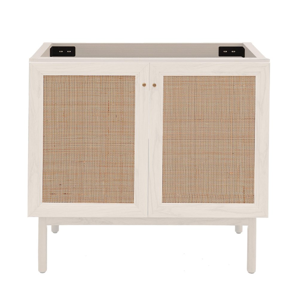 Classe 36" Bathroom Vanity in White Oak- Cabinet Bath Sink Cabinet Sink Included