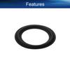 Jutagoss 4 Inch Speaker Rubber Edge,99mm (OD) x 65mm (ID) Surround Rings Replacement Parts for DIY Speaker Repair Kit,2 PCS view 3