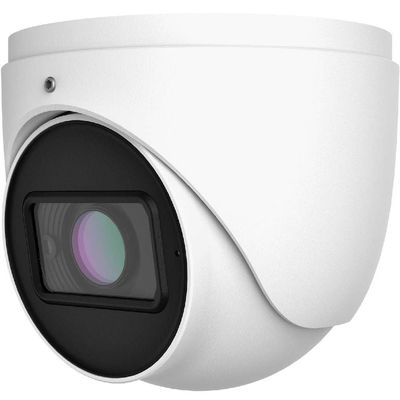 Titanium 5MP Intelligent Analysis Network Turret Camera Motorized Lens 2.8-12mm Night Vision 164FT True WDR Built-in Microphone SD Slot, PoE IP Security Eyeball Camera IP-5IRD6S4C5-MZ NDAA