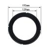 Jutagoss 8 Inch Speaker Rubber Edge,195mm (OD) x 139mm (ID) Surround Rings Replacement Parts for DIY Speaker Repair Kit,1 PCS view 2
