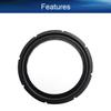 Jutagoss 12 Inch Speaker Rubber Edge,295mm (OD) x 234mm (ID) Surround Rings Replacement Parts for DIY Speaker Repair Kit,4 PCS view 3