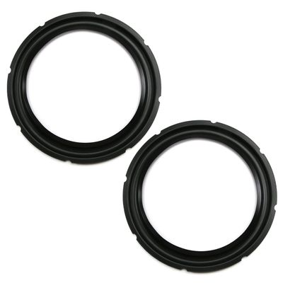 Jutagoss 10 Inch Speaker Rubber Edge,245mm (OD) x 185mm (ID) Surround Rings Replacement Parts for DIY Speaker Repair Kit,2 PCS