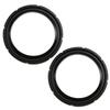 Jutagoss 10 Inch Speaker Rubber Edge,245mm (OD) x 185mm (ID) Surround Rings Replacement Parts for DIY Speaker Repair Kit,2 PCS view 1