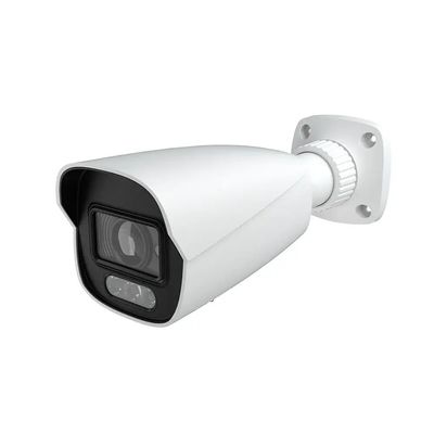 Titanium 6MP Intelligent Analysis Network Full Color IP Bullet Camera, 2.8mm Dual Light IR(98ft) True Built-in Microphone PoE IP Security Camera NDAA Compliant
