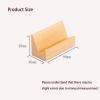 DirectNine Basics CD Stand Display Shelf,Tabletop Playing Album Cover Holder,Wood Vinyls Records Storage Organizer Display Stand,Record Rack (Natural 1 Pack) view 4