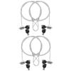 Hemoton 4sets Portable Keyed Laptop Lock Security Cable Wire Lock for Digital Devices view 1