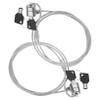 Hemoton 6sets Laptop Lock Travel Locks TSA Approved Security Hardware Cable Kit for Computer Accessory view 4