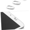 6pcs Webcam Cover Slider Metal Oval Shaped Shutter for Laptop Tablet Phone Privacy Stickers White Easy to Use Webcam view 3