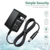 12V 2A AC Adapter Charger with 10 Tips, Regulated 12 Volts 2000mA Power Supply Cord Compatible with LED Strip Light, CCTV Camera, BT Speaker, Router, DC12V Transformer (5ft) view 2