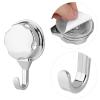 Crochets Venes Resistants Saugnapf Ha Ea Stark 3PcsSet ABS Towel Wall Hook Rack Holder with Suction Cup for Bathroom Kitchen view 4