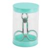 LUCKDANO Lenses Wearing Aids, Portable Stainless Steel Lens Eyelid Stretcher Lens Applicator Tool with Storage Case (Green) view 2