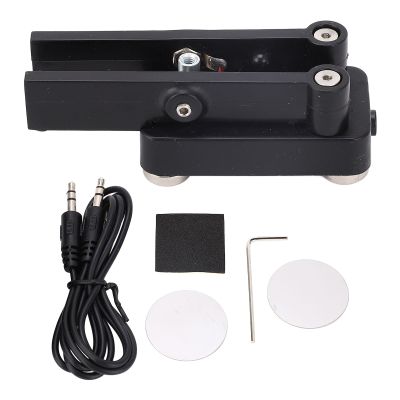 Magnetic Base Double Paddle Morse Code Telegraph Key - Portable CW Keyer with Mini CW Key for Automatic Morse