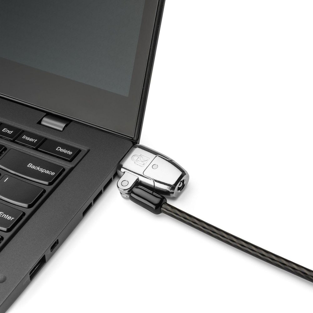 Kensington ClickSafe 2.0 Universal Keyed Laptop Lock Security Cable Lock with Master Key 1.8 m