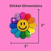 StickerBeans Rhinestone Stickers - Happiness 4-Pack, 2 x 2 Each, Unique Sparkly Cut-to-Shape for Collecting, Trading, Decorating Laptops, Phone Cases, Scrapbooks - for Kids, Teens, & Adults view 4