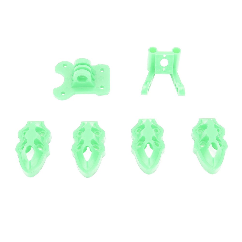 3D Printed Motor Base Kit, RC FPV Quadcopter Motor Base Camera Antenna Mounting Kit for 510in Quadcopter Drone Frame (Green