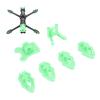 3D Printed Motor Base Kit, RC FPV Quadcopter Motor Base Camera Antenna Mounting Kit for 510in Quadcopter Drone Frame (Green view 4