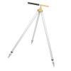 Aluminum Prism Pole Tripod, Range Leveling Staff 75 to 120cm Telescopic Height for Accurate Measurements Compatible with Various Total Station view 1