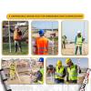 Aluminum Prism Pole Tripod, Range Leveling Staff 75 to 120cm Telescopic Height for Accurate Measurements Compatible with Various Total Station view 2