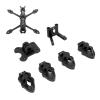 3D Printed Motor Base Kit, RC FPV Quadcopter Motor Base Camera Antenna Mounting Kit for 510in Quadcopter Drone Frame (Black view 2