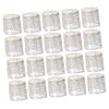 50pcs Hollow Paper Candle Wraps for Parties and Weddings Delicate Cylindrical Lampshade Decor for Festivals and Special Occasions Eye-catching Light Projection Reflective Silver view 1