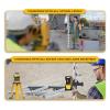 Adjust Prism Pole Tripod Lightweight and Sturdy Enhanced Stability 80 124cm Height for Ground Surveys Telescopic and Portable view 3