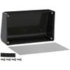 1595CBK, Enclosure, Box, FR ABS, 2.28x6.4x3.78, Black view 1