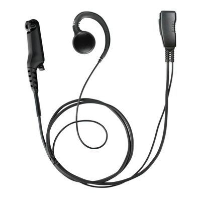 SHEEPDOG MICROPHONES Swivel Earpiece with Microphone, Compatible with Motorola R7, ION and MXP600, Black Cable (LMC-1GH-M20), Premium Headset
