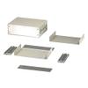 1402HV, Instrument Enclosure, Aluminum Gray Split Sides and End Panel(s), 7.3x10x3.9 view 1