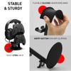 NSMO Hanger Headphone Stand, Controller Holder, Phone Dock, Height Adjustable Hooks, Desk Organizer for Headset/Controller/Switch/Phone view 4