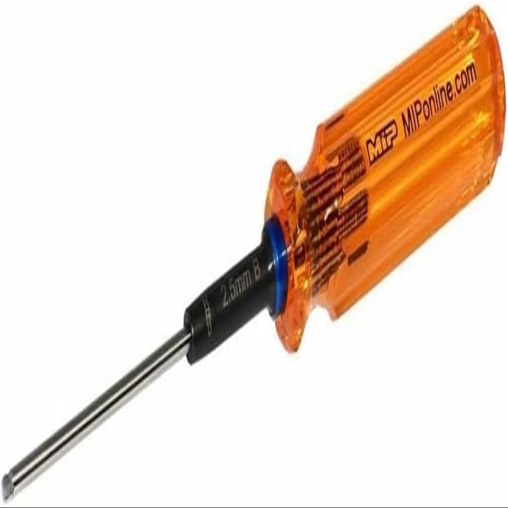 MIP 9210 Metric Ball End Hex Screwdriver RC Tools Kit (2.5mm) Precision Hexagon Screwdriver for RC Cars, Quadcopter, Helicopter, and FPV Racing Drone Models